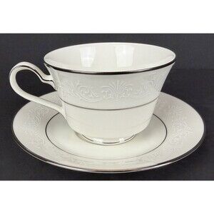 Vintage Noritake Marseille Footed Cup & Saucer, Grannycore, Cottagecore